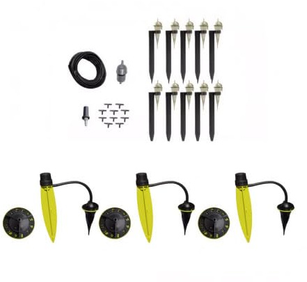 IRISO Kit Duo Max kit 10 goutteurs avec Supports + 3 Pieds goutteurs