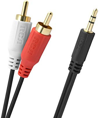 RCA CDL Micro - Cavo Audio Jack 3,5 mm a 2, 1,5 m