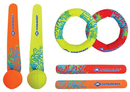 Schildkröt Tauchball Je 2 Ringe Stäbe Tauchset, Neopren Diving Set, 970233, One Size