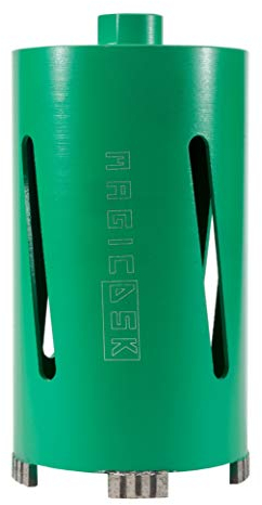 MAGICDSK FL122190 Corona/Foretto diamantata a saldatura laser professionale, Ø122mm, carotaggio max 160mm, attacco M16, taglio a secco/acqua: cemento armato, laterizi, graniti, pietra