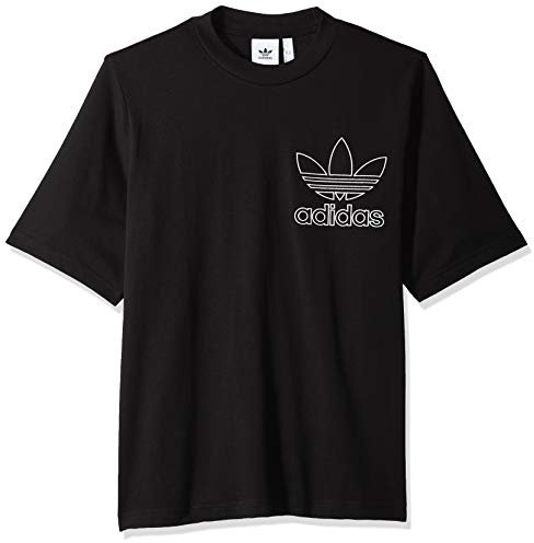 adidas Originals Men's Outline Tee - Black - Medium