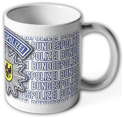 Bundespolizei BPOL Dienst Becher Revier Inspektion Beamter Stern Tasse #27693