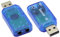 zdyCGTime External 5.1 USB Stereo Sound Card,USB 2.0 to 3D Virtual 5.1 Channel Audio Adapter,With 3.5mm Mic-in and Audio-Out ports,Compatible With Windows and Mac,PC,Notebook.(2 Pack/Blue)