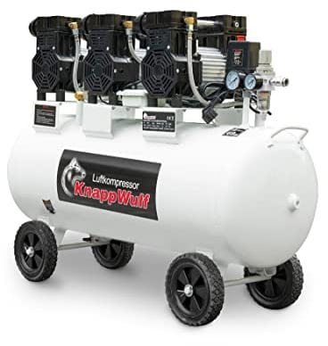 KnappWulf Compressore a pressione d'aria KW2200 con caldaia da 100 l, 3 motori da 1100 W