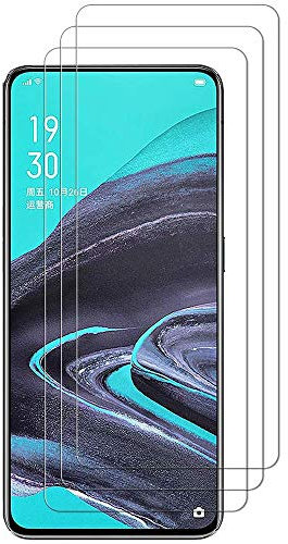 iGlobalmarket [3 Unidades] Protector de Pantalla compatible para Oppo Reno 2, Vidrio Templado, sin burbujas, Alta Definicion, 9H Dureza, Resistente a Arañazos