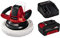 Einhell CE-CB 18/254 Li Solo 2500 RPM, Lucidatrice per Auto, Rosso/Nero, 254 mm + Power-X-Change Starter Kit, Caricabatteria e Batteria da 4000 mAh Li-Ion, Nero, Rosso