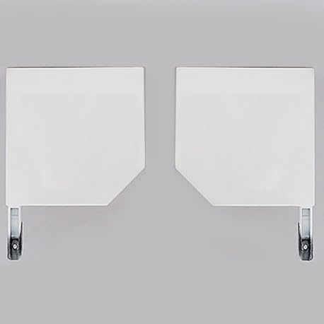 VOLET-MOUSTIQUAIRE Consoles 137 mm pan coupé 45 ° - la Paire
