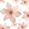 WILLBOND Fiori Poinsettia Natale Glitter Fiori Artificiali Glitterati per Matrimoni Ornamenti di Capodanno per Albero di Natale (Rose Gold, 24)