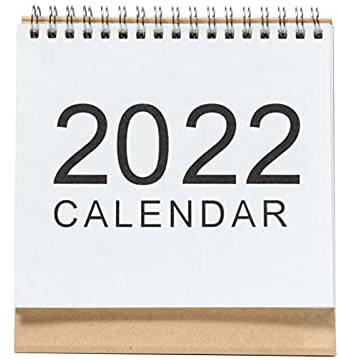 Sep. 2021 - Dez. 2022 Tischkalender Stehender Flip-Desktop-Kalender, Mini-Monats-Desktop-Kalender, Academic Year Steh-Tischkalender, Steh-Tischkalender mit starker Doppeldrahtbindung