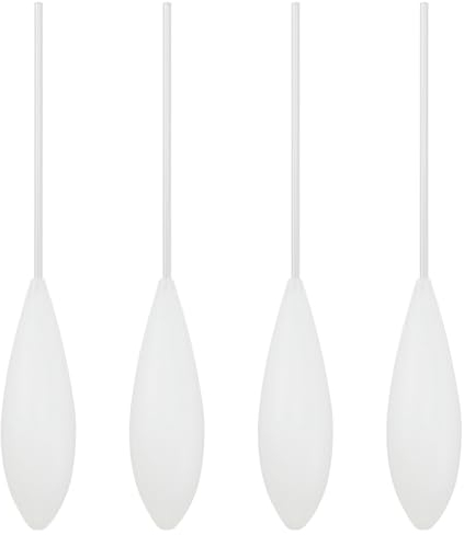 Alwonder 4 Stück Sbirolino-Posen 50g Schwimmend Schlepp-Pose für Forellenangeln mit Teig & Trout Spoon Bombarda Posen Aerodynamisches Design für hohe Wurfweiten
