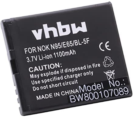 vhbw Akku kompatibel mit Bea-fon SL630, SL640 Handy Smartphone Telefon (1100mAh, 3,7V, Li-Ion)