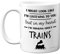 Stuff4 Steam Train Gifts for Men - in My Head I'm Thinking About Trains Mug - Funny Gifts for Spotting Enthusiasts, Spotter 11oz Ceramic Dishwasher Safe Premium Mugs Novelty Cup