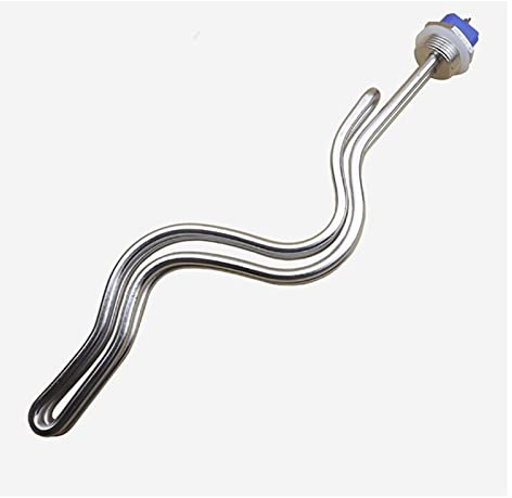 lin Home Brewing 240v 4500w Screw Ripple Immersion Heater With 1 INCH BSP Thread Fold Back Tubular Heater going