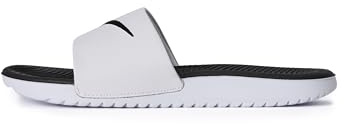 NIKE Kawa Slide GS/PS 819352 Junior Slides (UK 10.5 us 11C EU 28, White Black 100)