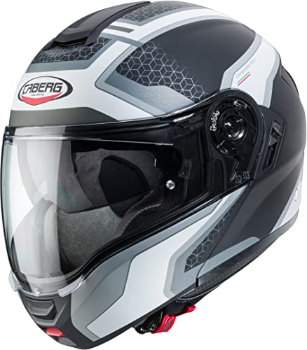 Caberg Levo Sonar Klapphelm (Black/Grey/White,XXL (63/64))