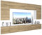 BELINI Wohnwand Vollausstattung Wohnzimmer-Set Moderne Schrankwand mit LED-Beleuchtung Anbauwand TV-Schrank Sonoma Eiche