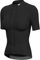 Lo.gas Radtrikot Damen Kurzarm,Fahrradtrikot Rennrad Trikot Atmungsaktiv Frauen Fahrrad Shirt Sommer Fahrradjacke Radfahren Top Mit 3 Taschen XS Schwarz