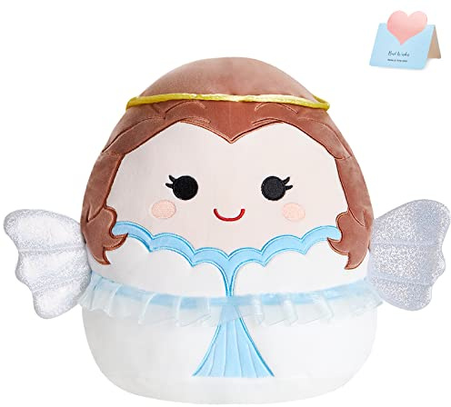 Angel Plush with Wings & Halo Angel Stuffed Animal Soft Angel Pillow 12''