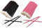 WeddHuis 100 Stück Make Up Lippenstift pinsel, Einweg Lippenpinsel, Schminkpinsel für Perfekt Lippen Makeup (Schwarz)