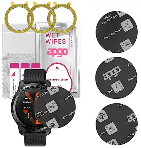 apgo 3x MATTE Hybrid Glass Screen Protector for Mobvoi TicWatch Pro 3 Ultra GPS