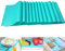 Friendjia 12 Pezzi Tappetino Per Frigorifero Inserto Per Frigorifero Inserto Per Cassetto Impermeabile Antiscivolo Antimacchia e Antibatterico Tagliabile e Lavabile(blu)