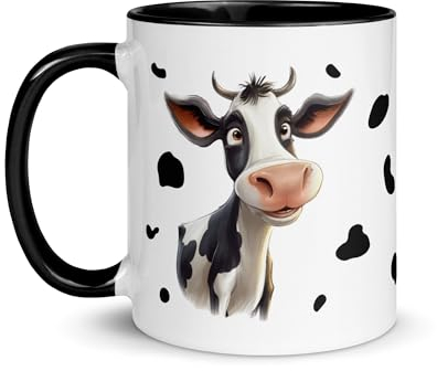 Mug Vache Humour Nature Humour Déco Contemplation Cadeau Animaux Original Tasse Café Thé Balade Campagne Randonnée Agriculteur (Normande Humour)