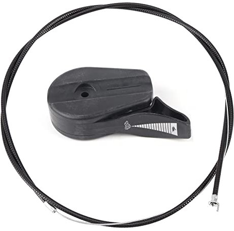 VIFERR Universal Rasenmäher Gaszugschalter 65'' Rasenmäher Gashebel Schalter Ersatzsatz Steuerschalter Hebel Griff Kit für Gartenrasenmäher (Schwarz)