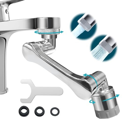 Alargador De Grifo Giratorio, Grifo De Extensión Multifuncional, Grifo Giratorio, Adaptador De Grifo Giratorio, Extensor Grifo Cocina, Se Puede Utilizar Para Fregadero De Baño