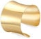 ZENGSING Vergoldete Armspange Goldarmband für Frauen Gold Chunky Cuff Bangle Boho Chunky Gold Bangles Cuff Bangle Chain Armbänder Coil Open Geschenke (Gold B)