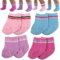EIHI Puppen Zubehör, Bunte Socken für 43 cm Puppen, 4 Paare