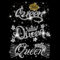 SUPERDANT 3PCS Queen and Crown Iron on Rhinestones Transfer Girl Bling Iron-on Decals T Shirt Crystal Heat Transfer Hot Fix Stickers Clothing Repair Crystal Patch for Clothing Bags DIY Craft
