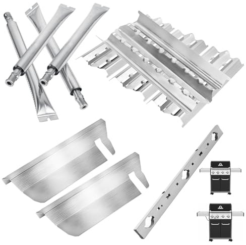 Parti di ricambio per barbecue Broil King Signet 320, Signet 20, 90, 9468-54, 9865-54, 9468-54 serie Sovereign, divisore Flav-R-Wave, scudi per bruciatori e piastre riscaldanti e starter a carbone per
