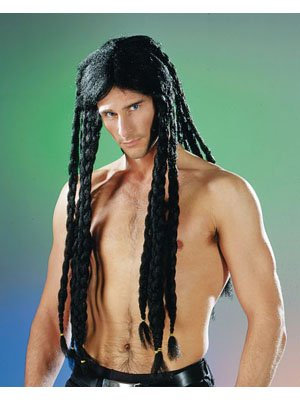 Festartikel Müller Reggae-Perücke, schwarz