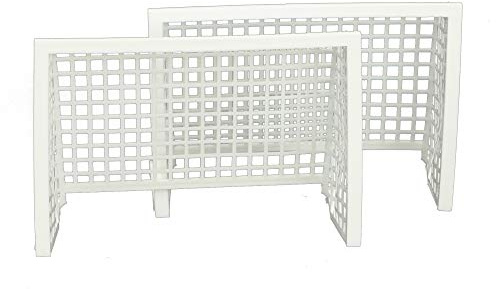 TIPP-KICK Zubehör Plastiktore weiß 2-TLG Tischfußball-Set | Original Zubehörteile für Fußball-Spiel, Perfekt als Fußball-Geschenk für kleine & große Fans