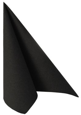 NEU Servietten schwarz 33x33 cm 20 Stk.