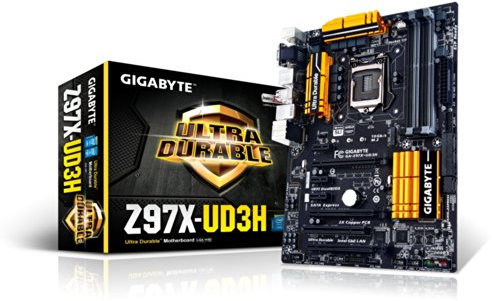 Gigabyte GA-Z97X-UD3H 1150 Mainboard Sockel (Intel Z97, 4x DDR3 Speicher)