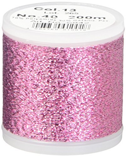 Madeira Metallic Sparkling Nr.40 Stickerei Gewinde, 200 Meter Länge, #013 Rosa