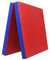 Grevinga Klappbare Turnmatte RG 35 – 200 x 100 x 8 cm - ROT/BLAU - Made in Germany - Faltbare Gymnastikmatte für Fitness, Sport und Gymnastik, Rutschfest und Platzsparend, Weichbodenmatte