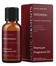 Mystic Moments | Patchouli Fragrance Oil | 50ml | Patchouli notes create a patchouli scent for candles, soaps, wax melts and diffusers.