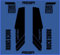 Ecoshirt 83-7SFL-6BKO Adesivi Forcella Rockshox Reba Dr1146 Stickers Aufkleber Decals Adesivi, Nero