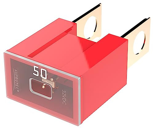 AUPROTEC PAL B Blocksicherung Male OTO BT Japan 30A - 140A Auswahl: 50A Ampere rot, 1 Stück