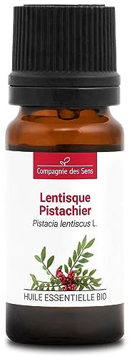 LENTISQUE PISTACHIER BIO - 10mL - Huile Essentielle de Qualité Premium - 100% Pure, Naturelle, garantie ChromaCert® - Chémotypée & Intégrale