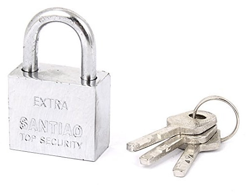 sourcing map 30mm x 26mm Maison Chambre cabine penderie porte Cadenas verrouillage sécurité avec 3 clés