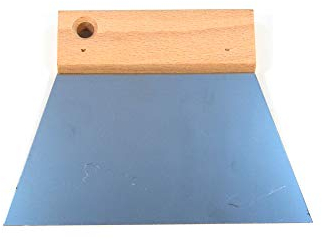 Decorex 150mm Edelstahl Trapez Flächenspachtel Spachtel mit Holz-Edelstahl-Griff