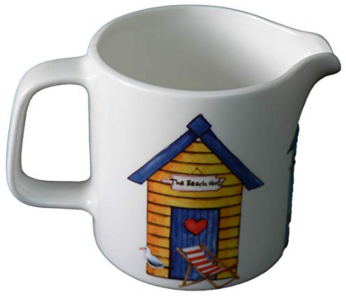 Beach hut Milk jugs Choice of 3 Sizes or Sugar Bowl (Large 10oz)