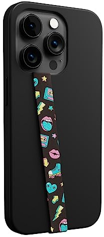 Phone Loops: Accessoire pour tenir son téléphone – iPhone Grip - Phone Grip pour tenir le portable – Support doigt pour tenir son smartphone – Porte main téléphone (80s)