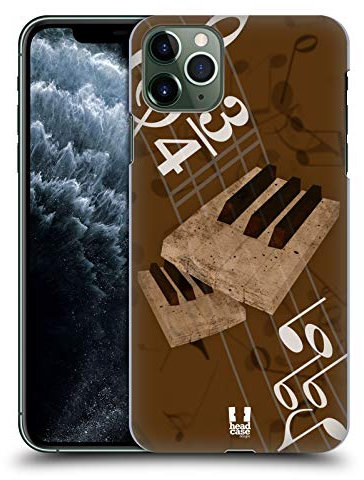Head Case Designs Tastiera Musika Custodia Cover Dura per Parte Posteriore Compatibile con Apple iPhone 11 PRO Max