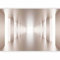 murando - Papier peint panoramique 350x256 cm - Revêtement mural décoration pour chambre salon cuisine - Design unique et moderne - Gris blanc beige - Tunnels de lumière d'abstraction n-A-1026-a-a