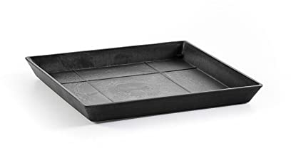 ECOPOTS Rotterdam soucoupe - anthracite 28 cm