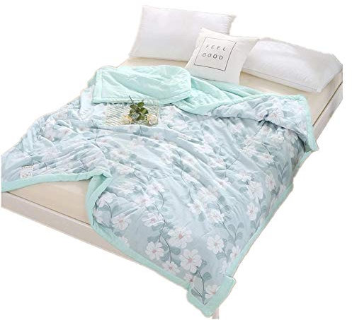 FANSU Tagesdecke Bettüberwurf Steppdecke Mikrofaser Doppelbett Einselbetten Gesteppt Bettwäsche Sofaüberwurf Wohndecke Bettdecke Stepp Gesteppter Quilt (Blumen,200x220cm)